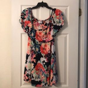Saved by the Dress, off the shoulder XL dress
